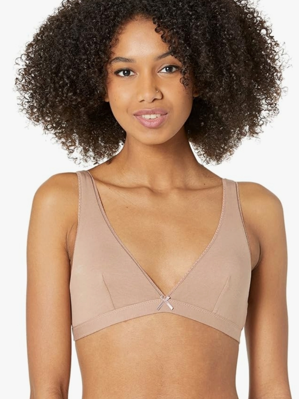 Eberjey Soft Wireless Goddess Bra in Nude Blush